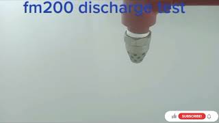 FM 200 system discharge testing....