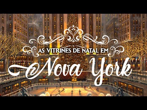 Vídeo: Visite estas vitrines de Natal em Nova York
