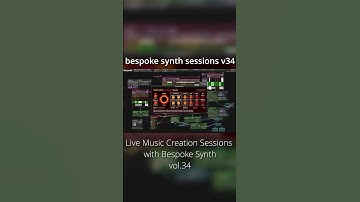 bespoke synth sessions v34 short  #electronicmusic #modularsynth #synthesizer