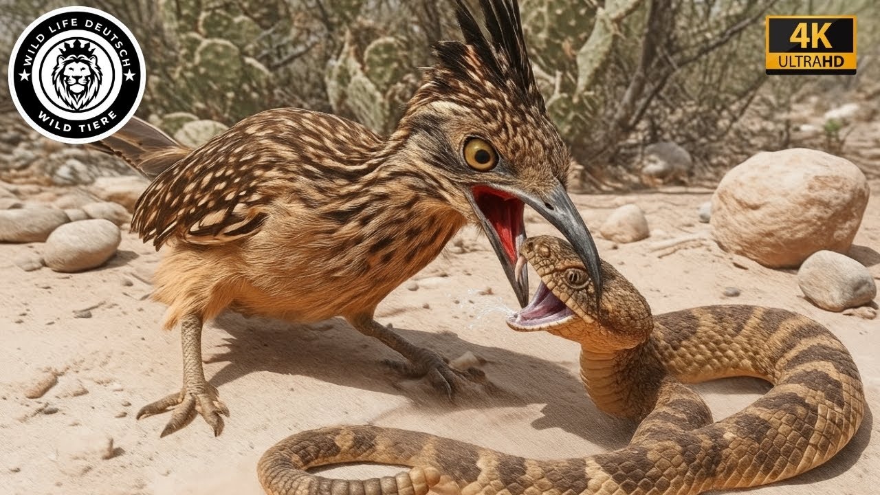 Roadrunner vs Klapperschlange – Duell in der gnadenlosen Wüste 