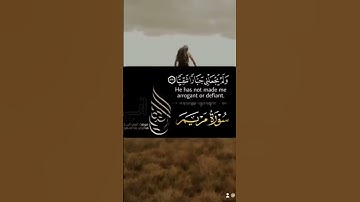 سورة مريم || حالات واتس اب 🖤💭