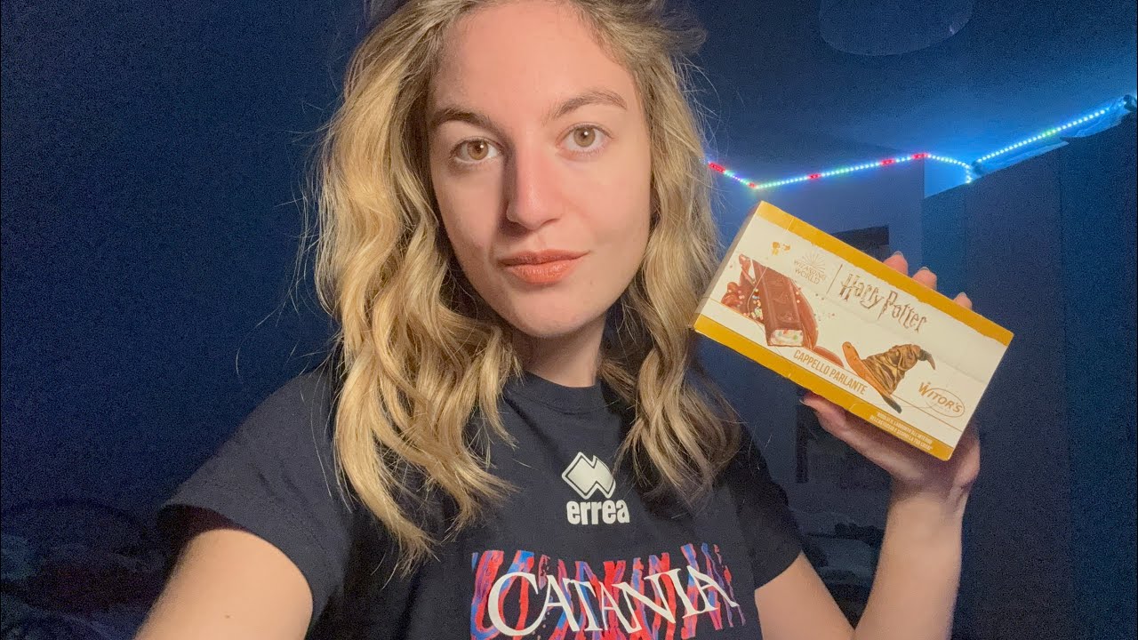 EATING HARRY POTTER’S CHOCOLATE 🧙🏼🍫 (mukbang asmr ita)