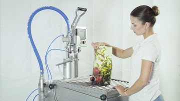 Semi-Automatic Bag in Box Filler SEMIFLOW | Fills Bag in Box & Pouch Packages | ProFlow