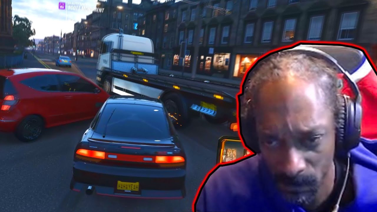 Snoop Dogg Rages While Drifting On Forza