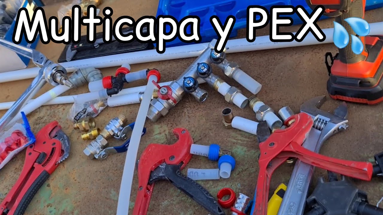 🧑🏻‍🔧💦Empezando a trabajar con Multicapa y PEX. #fontanería_básica