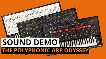 Cherry Audio ODC-2800 Sound Demo - Polyphonic ARP Odyssey Emulation