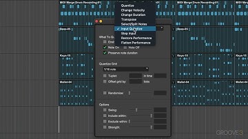 17  Retrospective MIDI Record Input Quantize