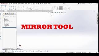 Solidworks beginners tutorial #13 - Mirror Tools in Hindi