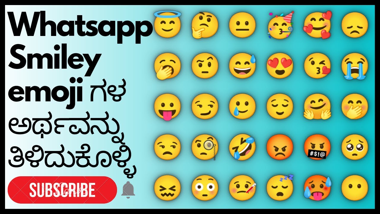 Emoji meanings in kannada