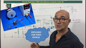 Espectacular Regulador velocidad para motor DC (clase 73.1)