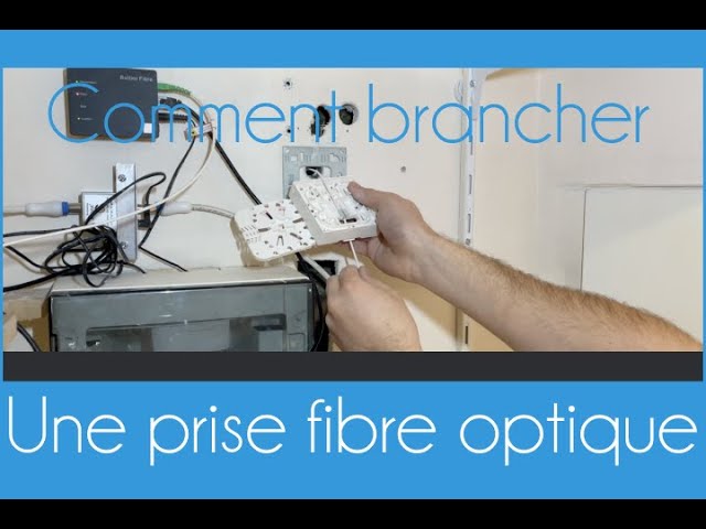 Comment raccorder une prise fibre ? (câblage d'une PTO) 