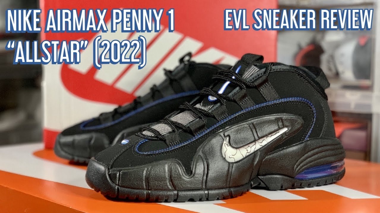 Nike Air Max Penny 1 All-Star Black Metallic Silver