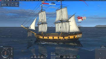 Naval Action Beta Gameplay - PvP Battle 2vs2 Snow