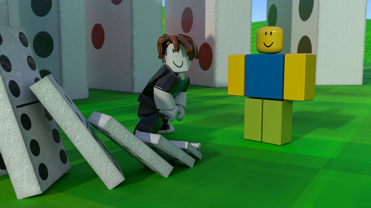 Lego Roblox. The Noob And The Guest (animation) 