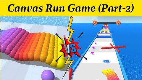 Canvas Run Gameplay -(Level 11-20) Satisfying Funny Game For Android and iOS Device - Indian Player