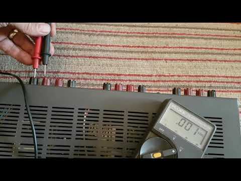 NAD 916, Fault On Speaker Channel 3 ..