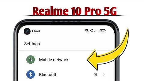 Mobile Data Not Working on Realme 10 Pro 5G Problem Solved