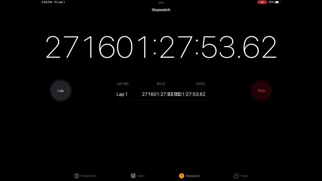 What’s wrong with my timer YouTube