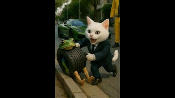 CHÚ MÈO TRÊU CHỌC CÁC NHÂN VẬT BRAINROT VÀ CÁI KẾT #funny #brainrot #cats #ai