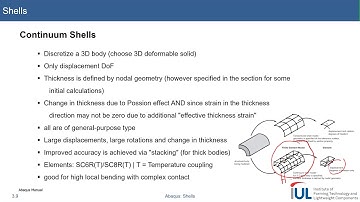 Abaqus Tutorial: Shell Elements #2 Continuum Shells