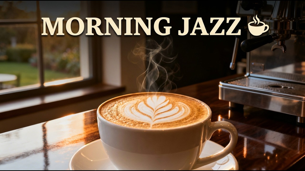 Morning Jazz Piano ☕ Soft Focus & Calm Work Music — 集中音楽