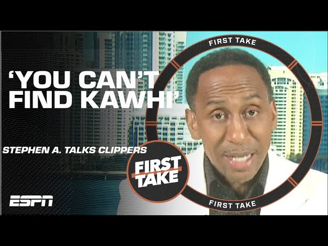 Stephen A. thinks Kawhi Leonard is THE WORST SUPERSTAR in the history of sports?! | First Take class=