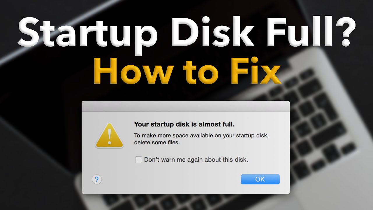 how to delete startup disk on mac