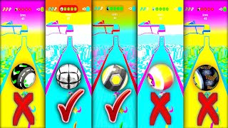 🔥Going Balls Game/Rolling Ball Sky Escape | super speed ran | Hard Level Walkthrough | iOS/ Android🏆