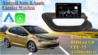 Tata Altroz 9 inch android car stereo wireless Carplay & Android auto 2+ 32 gb altroz infotainment