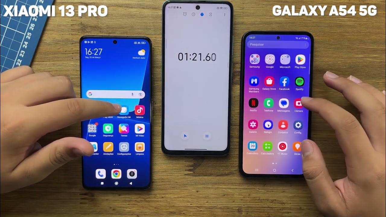 XIAOMI 13 PRO VS SAMSUNG GALAXY A54 5G FIRST SPEED TEST YouTube