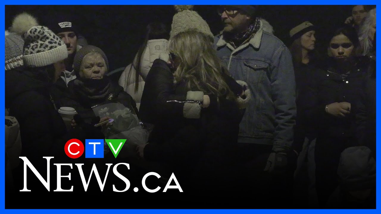 Candlelight vigil for 15-year-old fatally shot by police in B.C. - YouTube