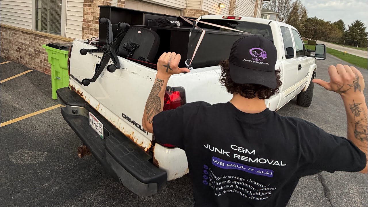 Junk Video Raw Video of Junk Removal Business POV - YouTube