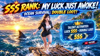 Ocean Survival 🌊🔥 | He Awakened an SSS-Level Luck Talent and Became Unstoppable! EP👉1
