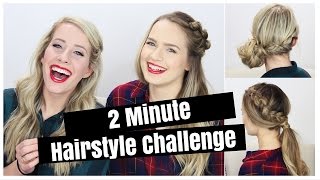 The 2 Minute Hairstyle Challenge with Twist Me Pretty