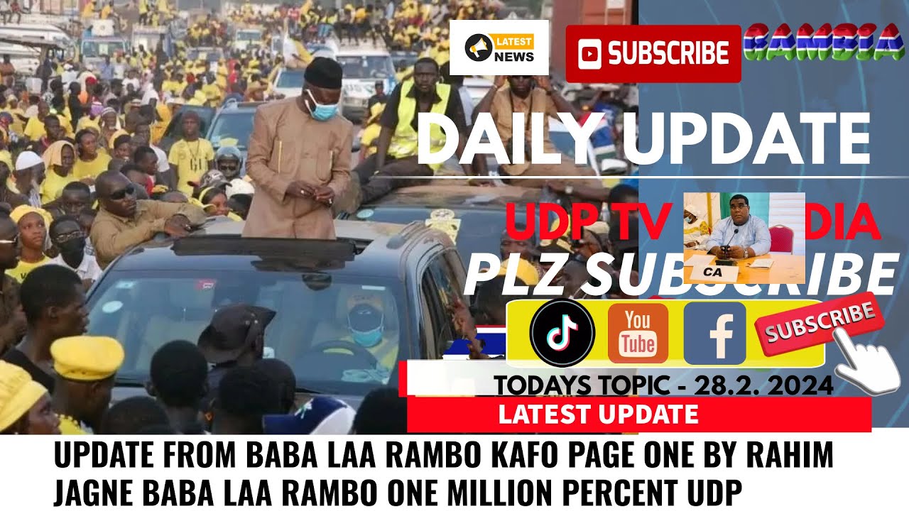 UPDATE FROM BABA LAA RAMBO KAFO PAGE ONE BY RAHIM JAGNE BABA LAA RAMBO ...