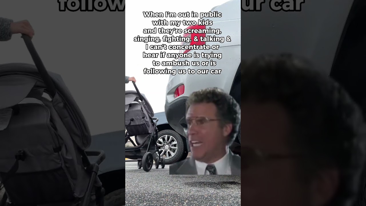 The anxiety when I rush to get everyone in the car 