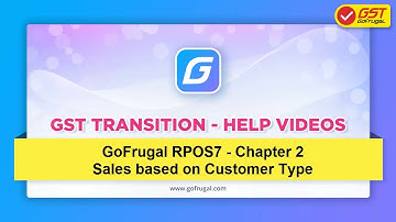 Step 3 - GST sales calculation based on customer types | Basic Transactions | English