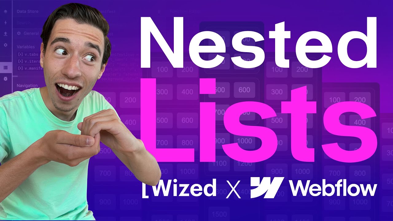 Render Nested Lists in Wized & Webflow (Beginner Basics)