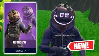 New Hothouse Skin Gameplay In Fortnite