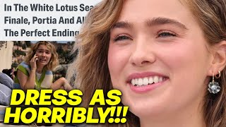 Does Haley Lu Richardson Dress As Horribly As Her White Lotus Character, Portia