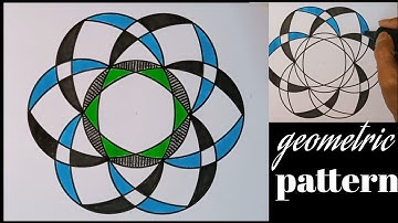 How to draw a creative pattern | #geometricart #geometricpatterns #geometric #patternmaking