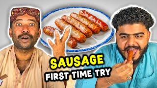 Tribal People Try Sausage For The First Time!