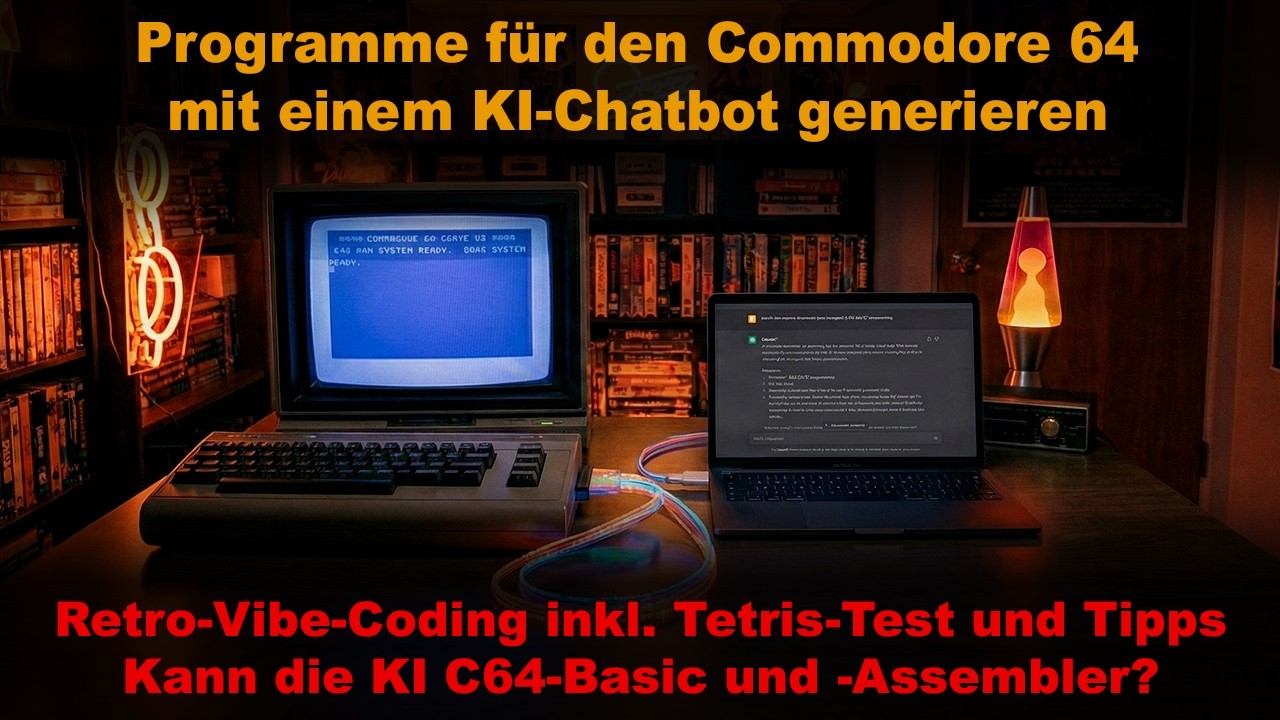 C64-Assembler- und Basic-Programme mit KI erstellen? Test, Tutorial und ...
