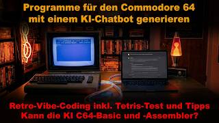 Creating C64 assembler and BASIC programs with AI? Test, tutorial and tips for retro vibe coding.