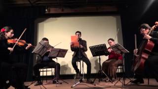 Cuarteto Filarmonia &amp; Felipe Cadenasso - Damnation&#39;s Cellar (Inst. Chileno Norteamericano, 04-07-12)
