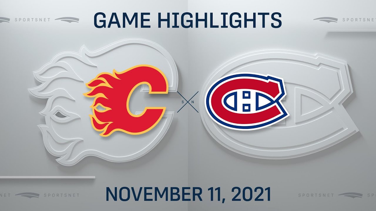 NHL Highlights | Flames vs. Canadiens - Nov 11, 2021