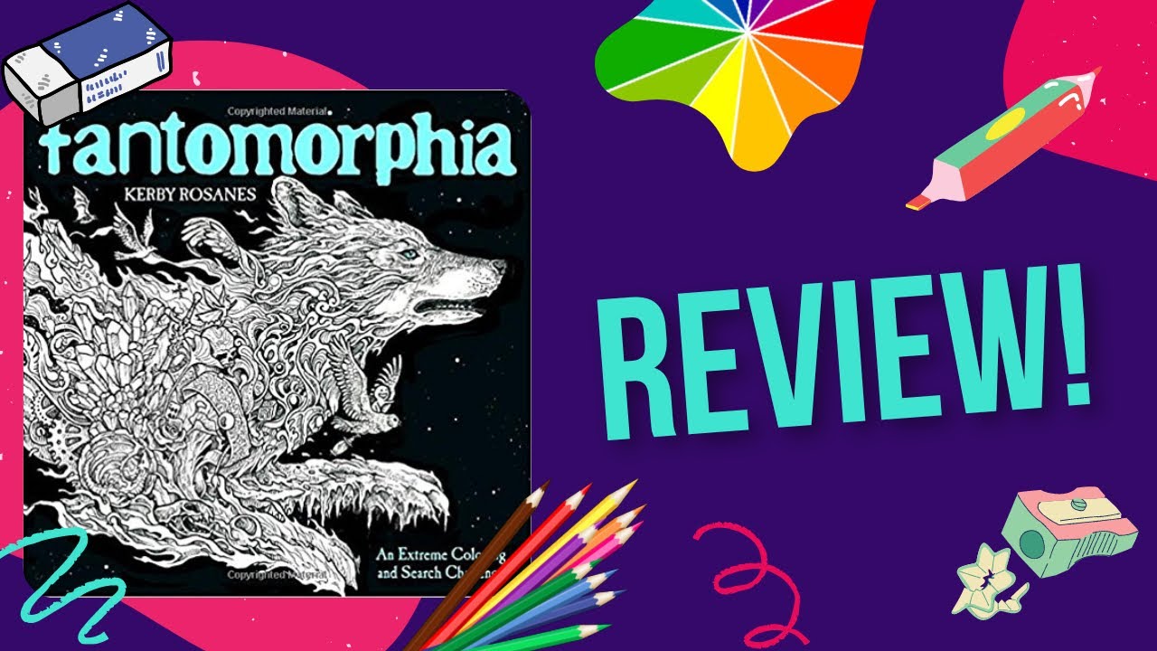 Fantomorphia by Kerby Rosanes  Colouring Book Review - Colour