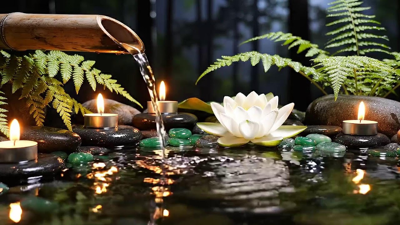 Relaxing Music Relieves Stress, Anxiety and Depression 🌿 Soothing Piano + Water Sounds, Calm Music