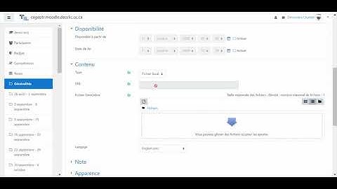 Comment ajouter une activite geogebra dans Moodle ?