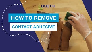 How to remove contact adhesive using acetone | Bostik UK